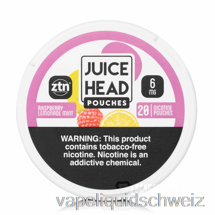 Juice Head Nikotinbeutel – Himbeerlimonade Minze 6 Mg Vape Liquid E-Liquid Schweiz